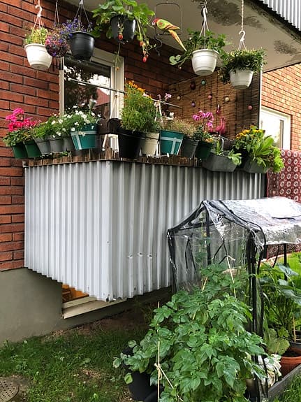 Växthus för pallkrage