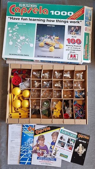 Komplett IQ Builders Capsela 1000 Motorized -  komplett (UK edition)