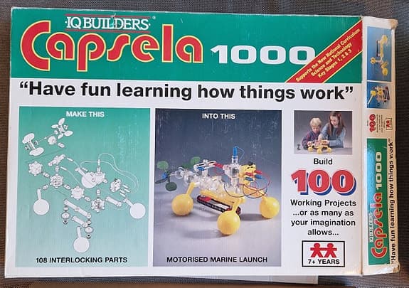 Komplett IQ Builders Capsela 1000 Motorized -  komplett (UK edition)