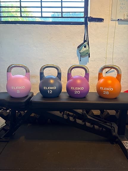 Eleiko Competition kettlebells 8–28 kg