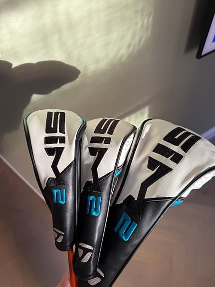 Taylormade SIM2 Driver, fw3 och hybrid SET med premiumskaft!