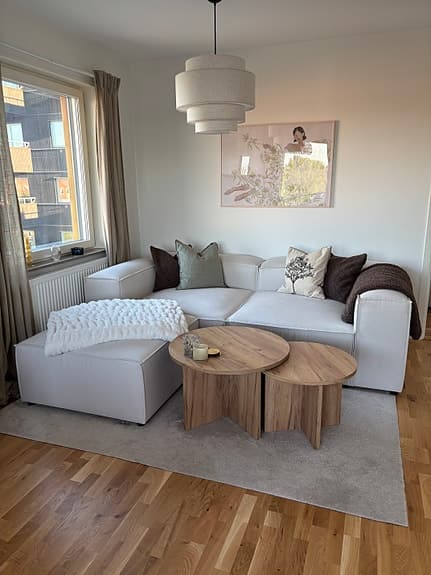 Soffa - CUBIT PREMIUM Divansoffa Large Sandbeige