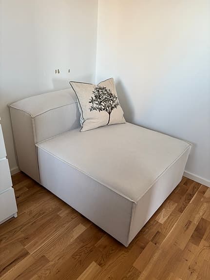 Soffa - CUBIT PREMIUM Divansoffa Large Sandbeige