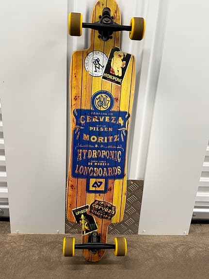 Hydroponic longboard med Buddha-hjul