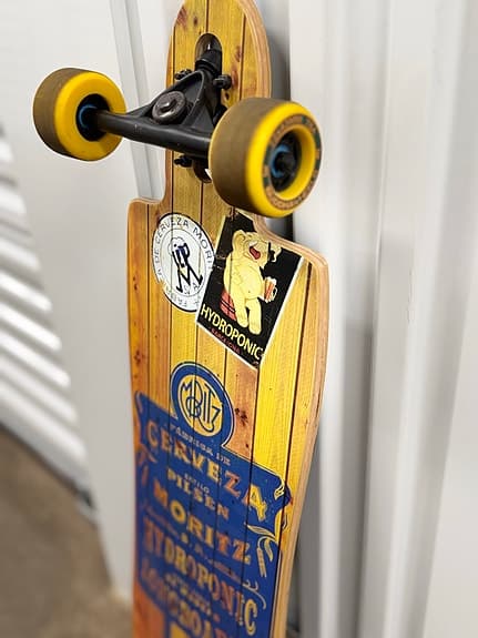 Hydroponic longboard med Buddha-hjul