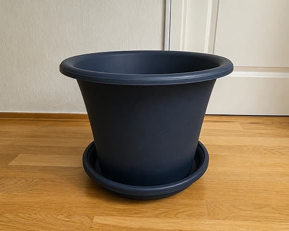 4 st stora krukor 40 cm med fat