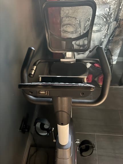 Trekkrunner liggande motionscykel med display