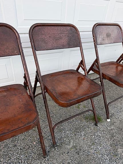 Fällstolar i rustik design