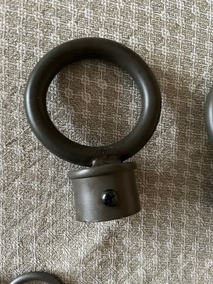 Gardinringar m clips, änddekorer Hasta