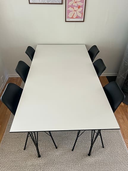 Matgrupp med 6 stolar