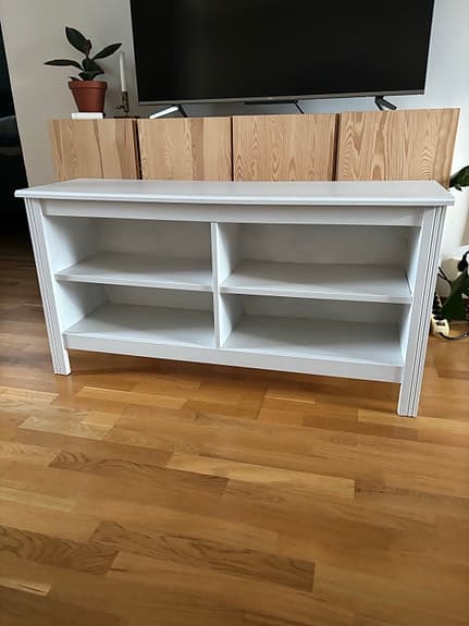 Vit bänk