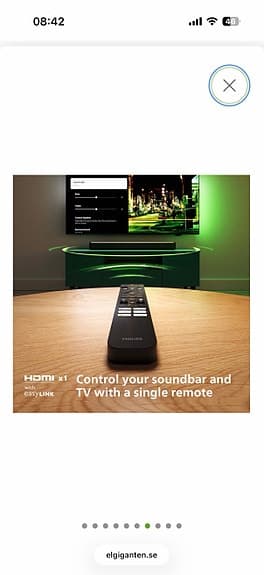 Philips soundbar TAB5109 2.0