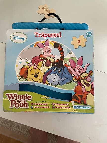 Disney Winnie the Pooh träpussel 9 bitar