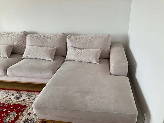 Hörnsoffa med divan