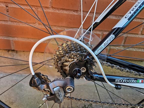 Bianchi landsvägscykel 55 cm svart/vit