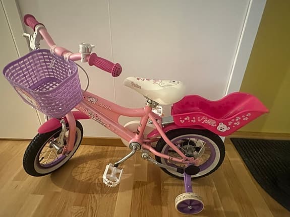 Helt ny Pollux barncykel 12" (Rosa)