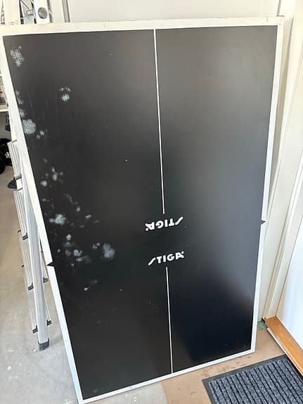 Stiga bordtennisbord hopfällbart svart