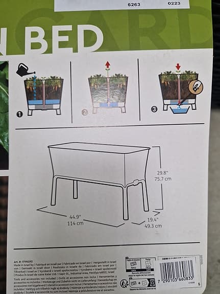 Grow Garden Bed odlingslåda på ben