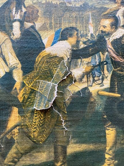 Guldram / Tavla 43x49 cm