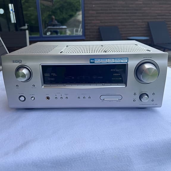 Denon hemmabioreceiver, silver