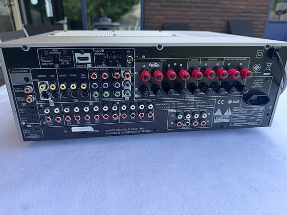 Denon hemmabioreceiver, silver