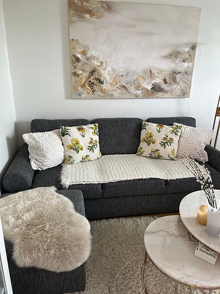 En skön och fin bäddsoffa!