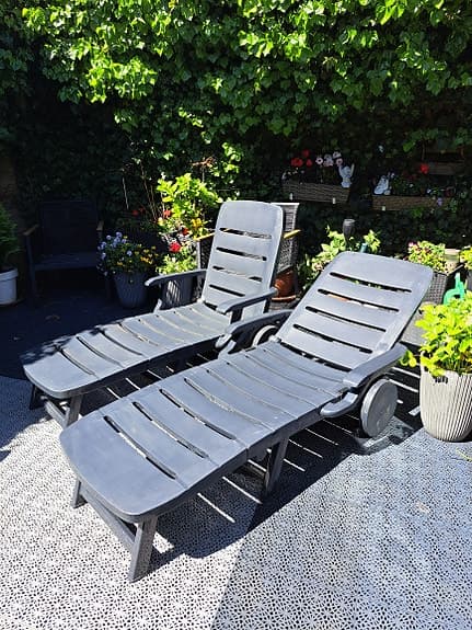 Solsängar med hjul