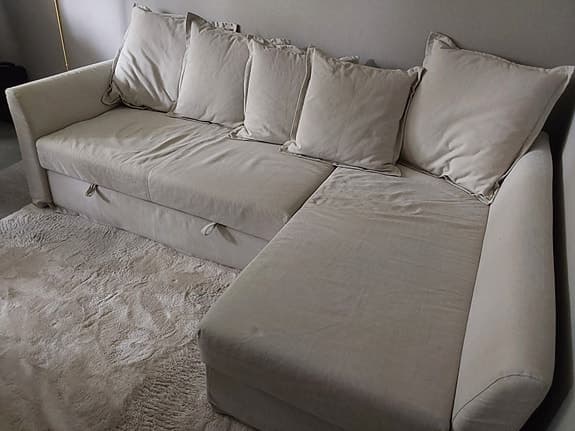Bäddsoffa med divan i nyskick!