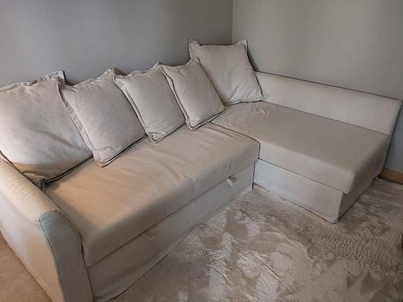 Bäddsoffa med divan i nyskick!