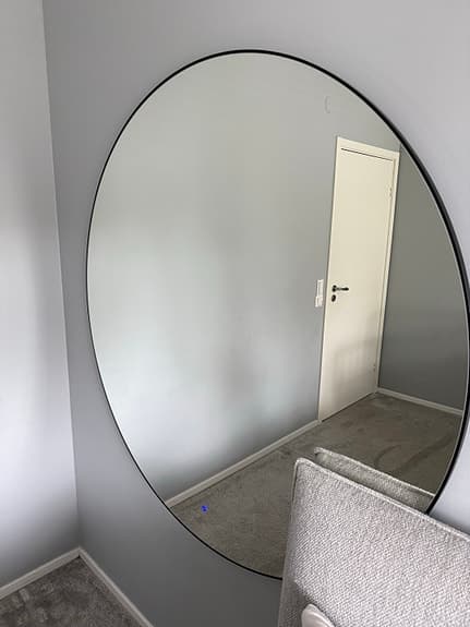 Exklusiv rund LED-spegel 130 cm | Specialbeställd