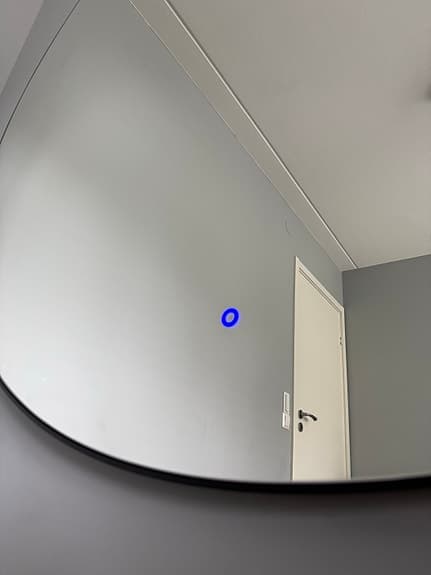 Exklusiv rund LED-spegel 130 cm | Specialbeställd