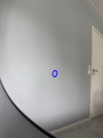 Exklusiv rund LED-spegel 130 cm | Specialbeställd