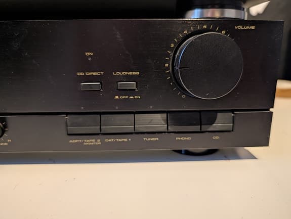 Pioneer A-223 stereo förstärkare svart