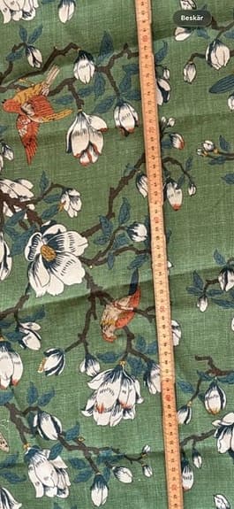 Svenskt tenn stuvbit / textil / tyg, Japanese Magnolia 107x33 cm