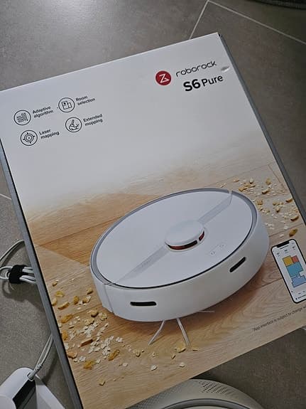 Roborock S6 Pure robotdammsugare vit