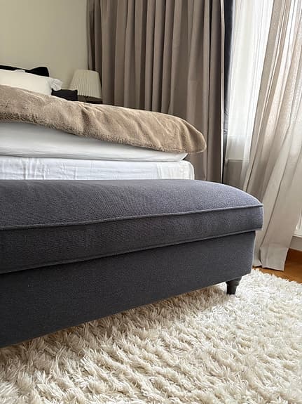 ESSEBODA sittbänk med förvaring, ottoman