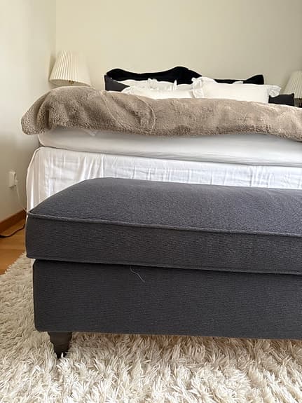 ESSEBODA sittbänk med förvaring, ottoman