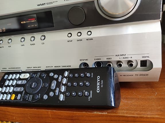 Onkyo Receiver & Fjärrkontroll