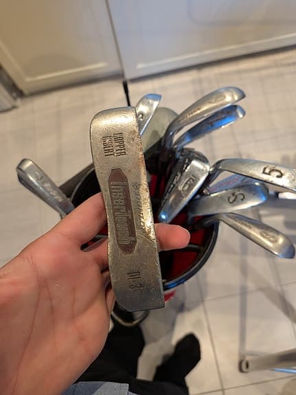 Golfset med blandade klubbor