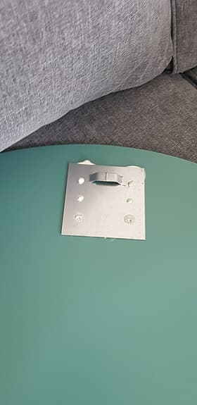 Rund spegel 60 i diam med slipad kant