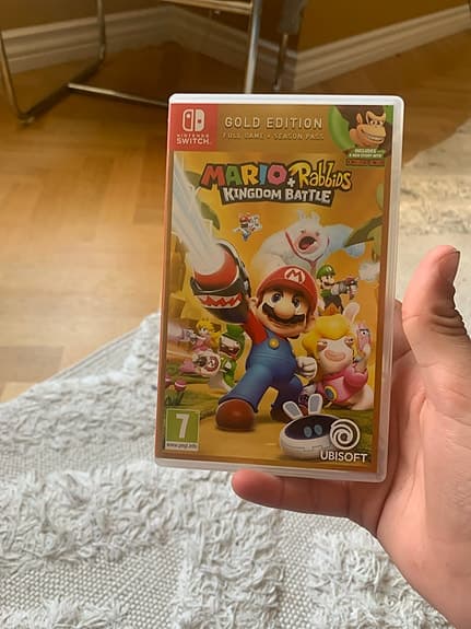 Nintendo Switch Mario + Rabbids Kingdom Battle Gold Edition spel