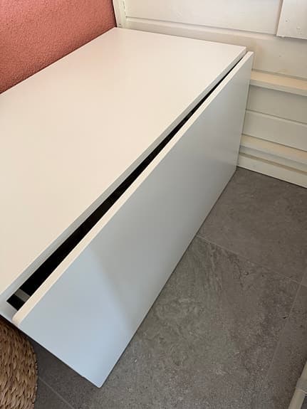 SMÅSTAD bänkförvaring (stomme och låda)