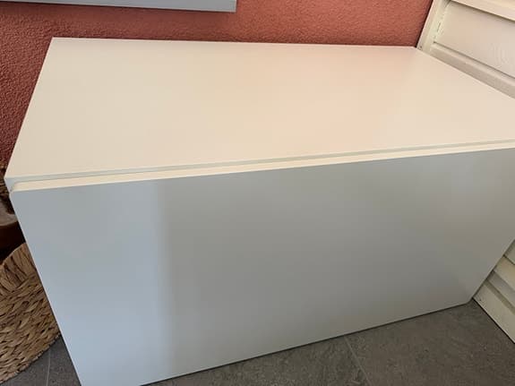 SMÅSTAD bänkförvaring (stomme och låda)