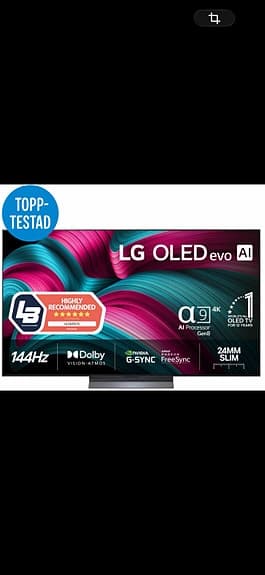 LG OLED 77" evo AI 4K Smart TV helt ny bäst i test