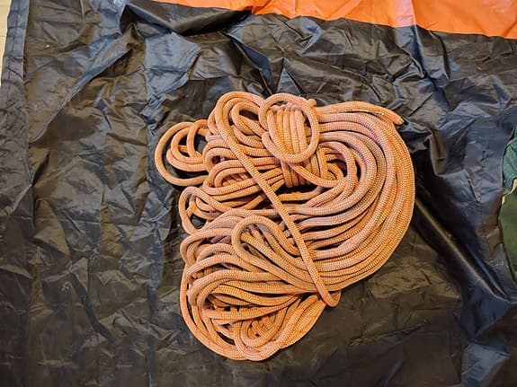 Klätterrep 60 m och repväska