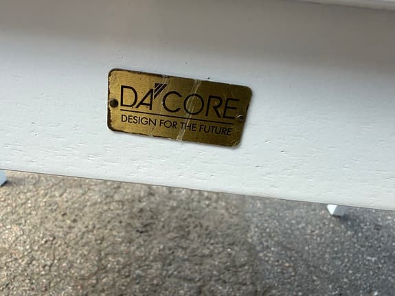 Da’core trädgårdsbord vitt