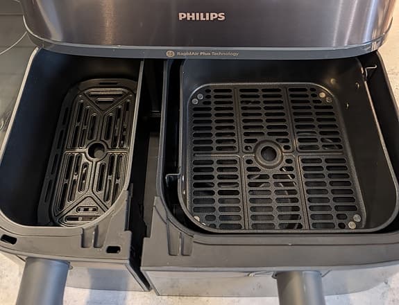 Phillips Dual Airfryer med Ångkokare (Oanvänd)