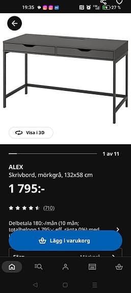 Skrivbord - ALEX
