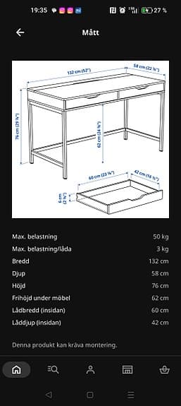Skrivbord - ALEX