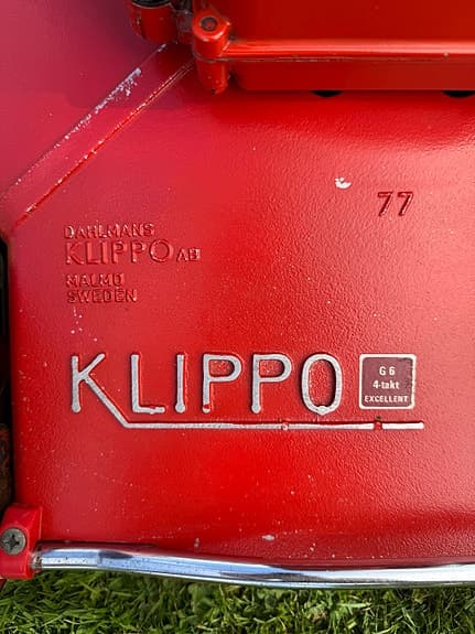 Klippo G6 bensinklippare röd